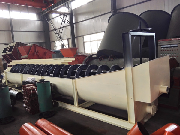 Spiral sand washing machine